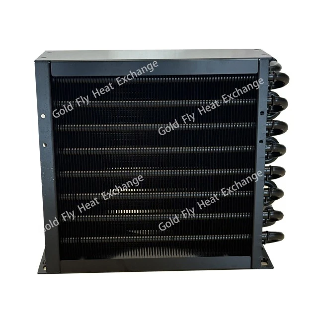 Electrophoretic Anti-corrosion 3-row 8-hole Vertical Heat Dissipation Condenser factory